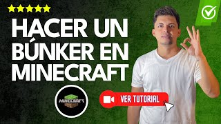 ¿Cómo HACER un BÚNKER en Minecraft  ✅📱Resguárdate en tu base secreta✨ [upl. by Ledua177]