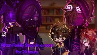 Afton Family Stuck in a Room For 24 HoursMy AUReadDecsFullFnafGachaClubGcmmAkiR Moon [upl. by Rockie]