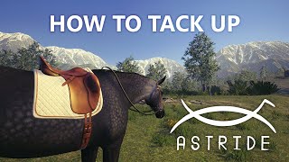 Astride Tutorial  How To Tack Up [upl. by Leizahaj]