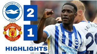 Man United vs Brighton 12 HIGHLIGHTS  Joao Pedro Goal Amad Diallo amp Zirkzee GOALS [upl. by Samot]