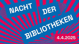 Infoveranstaltung zur ersten bundesweiten „Nacht der Bibliotheken“ [upl. by Lindon]