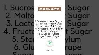 Carbohydrates with other names  Biology Bloom [upl. by Ferretti]