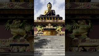 Sitting Buddha Statue  Buddha Park  Ravangla Sikkim  Tadharrma buddhastatue buddhaquotes [upl. by Dielu]