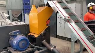 Electric motor recycling with Hammer Mill  STOKKERMILL [upl. by Adnir553]