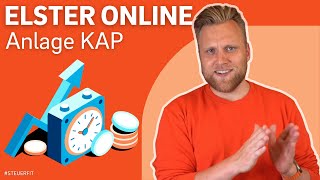 Anlage KAP in ELSTER online  ELSTER online Tutorial zur Steuererklärung 2022 [upl. by Natalee19]