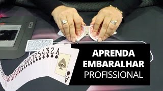 Aprenda como embaralhar como um Dealer Crupiê Profissional de Poker [upl. by Eidaj73]