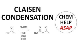 Claisen condensation of esters [upl. by Greeson604]