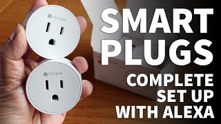 Teckin Smart Plugs Review and Set Up  Smart Life App Home Automation with Alexa Smart Plug [upl. by Etterraj]