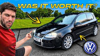 I RESTORED AN ABANDONED VW GOLF R32 HOW MUCH DID IT COST [upl. by Ykcul]