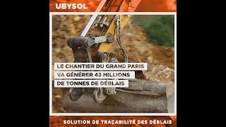 Pastille Ubysol  Une solution de traçabilité des déblais [upl. by Gyimah]