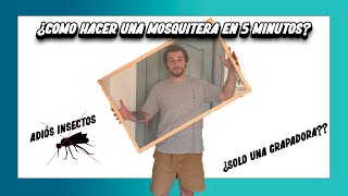 Como HACER una MOSQUITERA en 5 MINUTOS [upl. by Namqul]