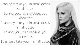 Bebe Rexha  Small Doses  Lyrics [upl. by Roumell959]