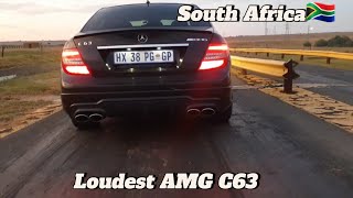 Loudest C63 AMG🇿🇦 [upl. by Allecram]