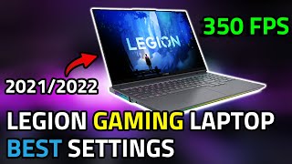 How to Optimize Lenovo Legion Gaming Laptops 2022 amp 2021 for Gaming [upl. by Ggerc718]