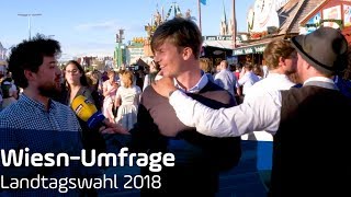 Was sagen die OktoberfestBesucher zur Landtagswahl 2018  WiesnUmfrage  ANTENNE BAYERN [upl. by Allehc273]