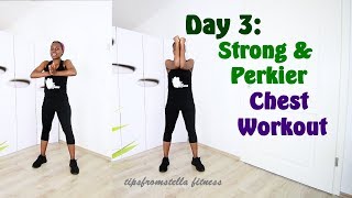 Day 3 Perkier Chest Workout No Equipement Routine [upl. by Seen]