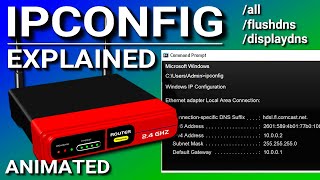 IPCONFIG Explained  Flush DNS Cache [upl. by Assirrac]