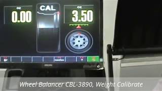 MAJOR Wheel Balancer  CBL3890  Weight Calibration [upl. by Sivle]