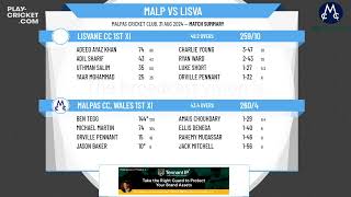 Malpas CC Wales 1st XI v Lisvane CC 1st XI [upl. by Elna439]