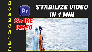 How To Stabilize Video In Adobe Premiere Pro [upl. by Arretak]