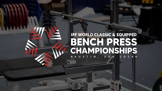 IPF World Bench Press Championships Eleiko [upl. by Gautea]