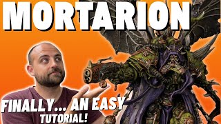 Mortarion Primarch of the Death Guard made easy [upl. by Corin]