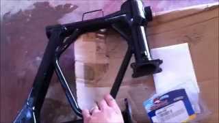 How to Replace an ATC 250ES Swingarm Part I [upl. by Nishom]