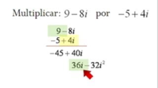 Multiplicacion de numeros complejos [upl. by Squier616]