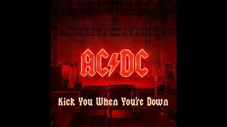 ACDC  KICK YOU WHEN YOUR DOWN Guitar Backing Track with Original Vocals [upl. by Nuahsyt]