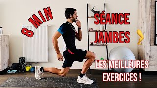 SÉANCE DE JAMBES AVEC LES MEILLEURS EXERCICES EN 8 MINUTES [upl. by Elehcir]