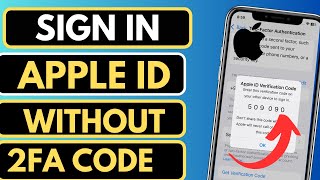 How to sign in apple id without Verification Code  how to sign in apple id without two factor [upl. by Liddy]