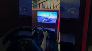 Enjoying The Logitech G923 Racing Steering Wheel in Power Play ESports Gaming Cafe simracing cars [upl. by Leohcin]