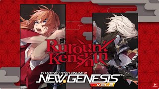 PSO2 New Genesis  Rurouni Kenshin Collaboration [upl. by Eiromem]