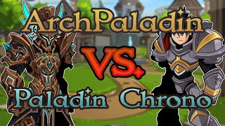 AQW ArchPaladin vs Paladin Chronomancer Class Comparison [upl. by Darius]