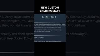 NEW CUSTOM ZOMBIES MAPS [upl. by Norah]