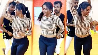 Actress Shalu Shamu New SALSA DANCE Video  Filmy Focus  Tamil [upl. by Airetak971]