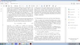 Stackelberg Game for Cognitive Radio Networks With MIMO and Distributed Interference Alignment [upl. by Sakhuja]