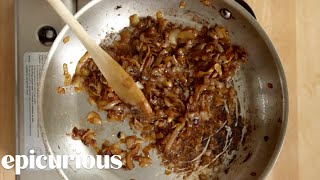 How to Make Caramelized Onions  Epicurious [upl. by Las411]