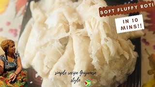 StepbyStep Oil Roti recipe  Guyanese roti  Quick and Easy Oil Roti recipe [upl. by Shelli]