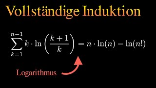 Beweise mit vollständiger Induktion  Übung 13 Logarithmus [upl. by Husein990]