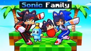 Having a SONIC FAMILY in Minecraft [upl. by Madanhoj]