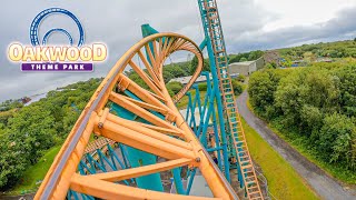 Speed No Limits  Mounted 4K OnRide POV  🇬🇧 Oakwood Theme Park [upl. by Towney488]