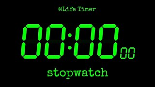 60 Minute Digital Stopwatch  Track Your Hour with Alarm Ending 🔔 [upl. by Zebedee]