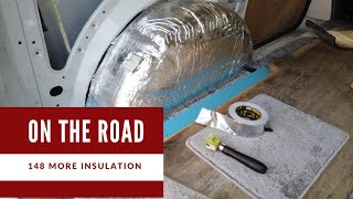 Insulating Campervan Wheel Arches amp Quick Chat [upl. by Helas]