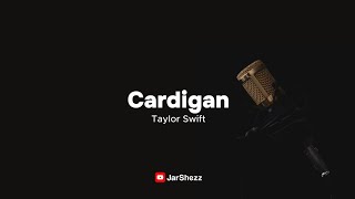 Cardigan  Taylor Swift Karaoke [upl. by Nimsay]