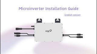 Microinverter Installation Guide [upl. by Laerol]