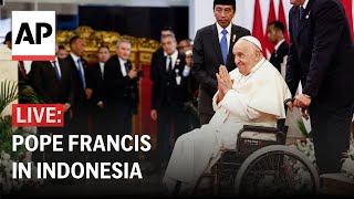 LIVE Pope Francis speaks at a church in Indonesia [upl. by Hanako]