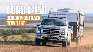 Ford F150 Lariat SWB  3000km Tow Test [upl. by Atsev8]