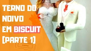 Mini tutorial terno do noivo de biscuit  parte 1 [upl. by Hershel]