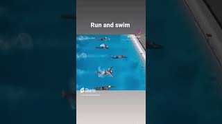 Run And Swim fitness training motivation sport cardio swimming [upl. by Neelahtak]